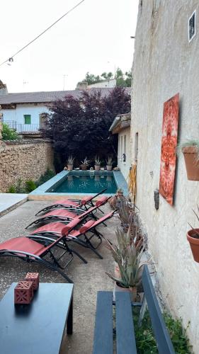 Úszómedence, DeMaJia. Casa entera: en Castillejo de Robledo in Castillejo de Robledo