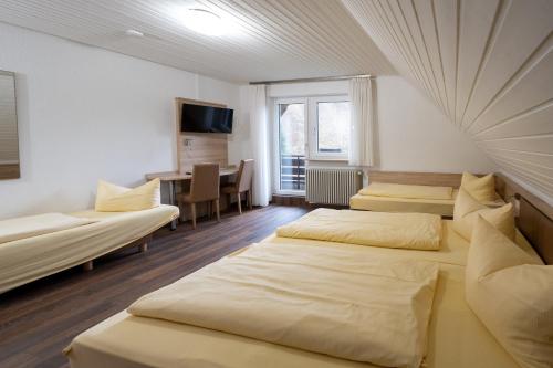 1 king bed, 2 twin beds, 1 sofa bed