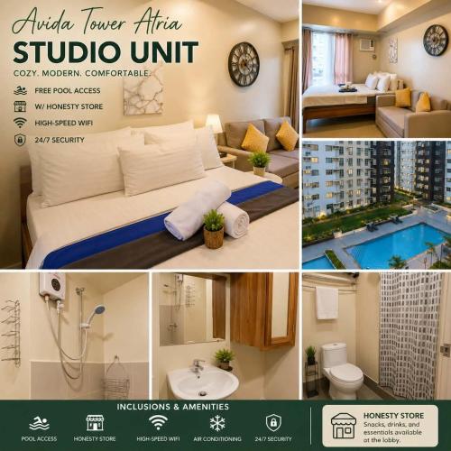 603 Tower 4 Studio Atria Iloilo Pool View Cozy, Comfy, Central - Iloilo