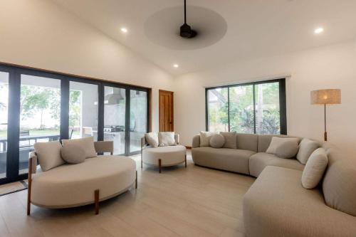 Luxury Beachfront Villa Estate with Private Pool in Las Escobas del Venado