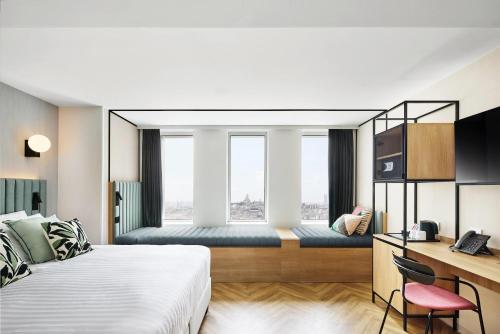 2 twin beds