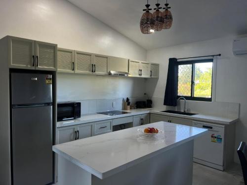 Kitchen, CJ Talofa Lava 3BR Villa - Savaii's Historic Lava Fields & Oceanfront Retreat in Fagamalo