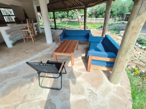 Tiny house, kitchen downstairs in Shimoni