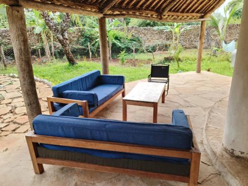 Tiny house, kitchen downstairs in Shimoni
