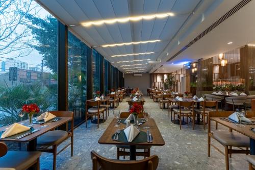 레스토랑, Hotel Deville Prime Cuiaba in 쿠이아바 시티 센터