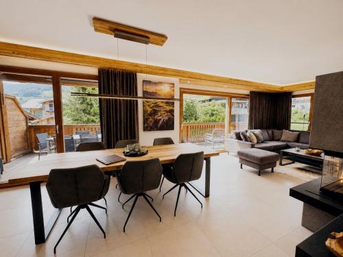 Mountain Lodge Leogang-Premium Apartment, Balkon, Bergblick, Kamin, Sauna