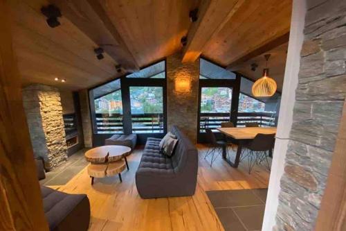 Penthouse de luxe avec vue panoramique au cœur de Nendaz
