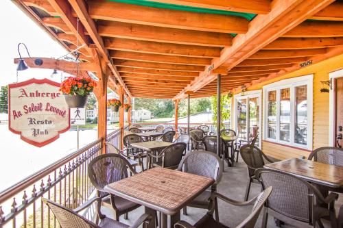 Erkély/terasz, Auberge Au Soleil Levant in Piopolis (QC)