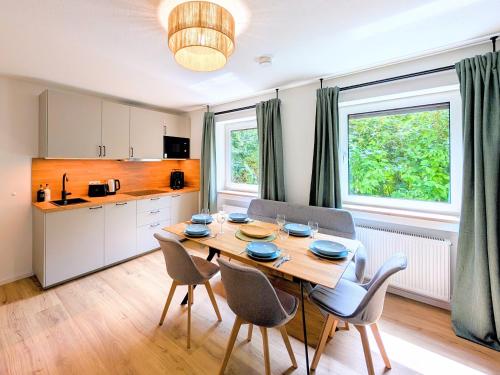 virtuve, HabeDere Apartments Allgäu (HabeDere Apartments Allgau) in Obergunzburg