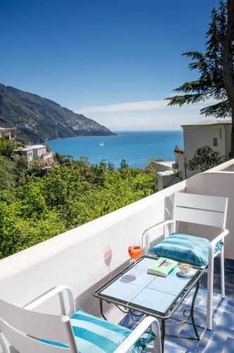Erkély/terasz, Hotel Vittoria in Positano Városközpont