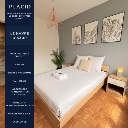 Le Havre d'Azur · Parking gratuit, Balcon, Ventilateur
