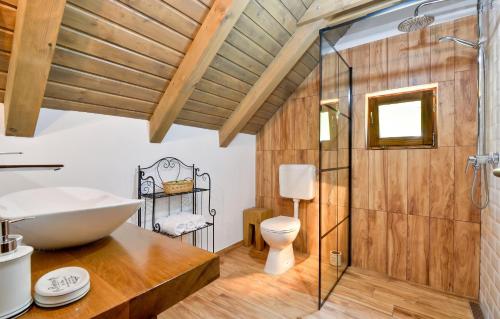 Vannas istaba, Elegant villa with jacuzzi near Možđenec (Elegant villa with jacuzzi near Mozđenec) in Moždenec