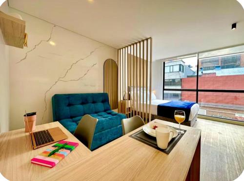 Embajada USA y Corferias, Elegante Suite con parqueadero privado
