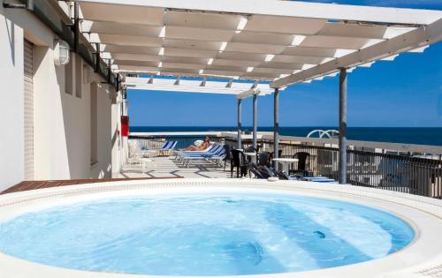 Erkély/terasz, Hotel Brig in Cattolica