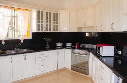 Kitchen, Elegant Villa in Nagua with Private Pool and Jacuzzi in Nagua
