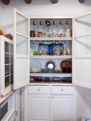 Kitchen, Charming house with mountain view in Encinasola, fireplace in Encinasola