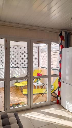 مدخل, Bungalow charmant a Bouillante avec terrasse privee in Bouillante