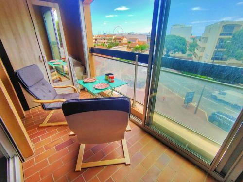 Studio Cabine 4 Pers. à Canet-Plage avec Parking, Proche Plage et Commerces - FR-1-696-116