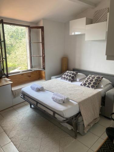 Studio with sea and mountain view in Sainte-Agnes