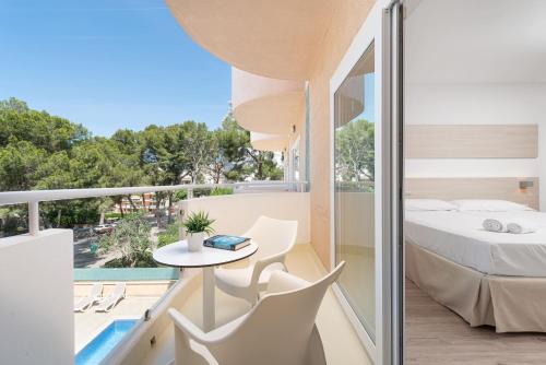 balkon/terras, Hotel Fenix in Lluchmajor