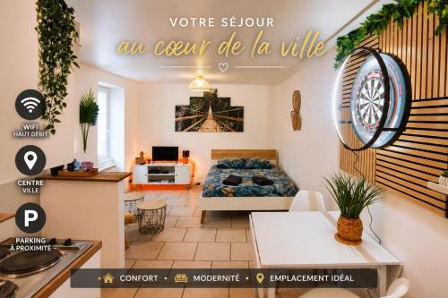 studio cosy & fun face aux château fléchettes - Location saisonnière - Gaillon