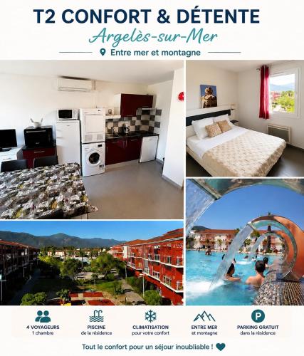 Cozy 1-bedroom apartment with pool & balcony