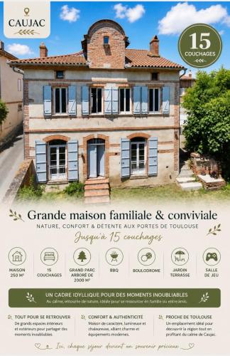 Authentic Residence from 1792 - Caujac
