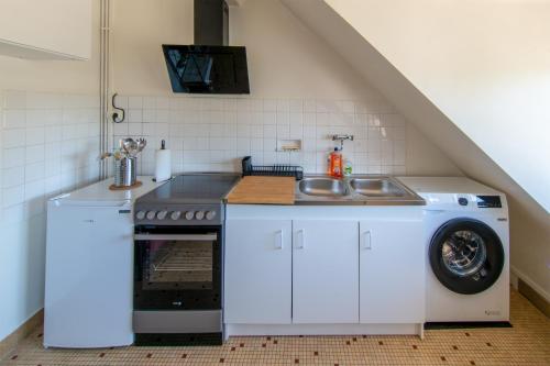 Cozinha, L'échappée Yzeures - Appt lumineux avec parking (L'echappee Yzeures - Appt lumineux avec parking) in Yzeures Sur Creuse