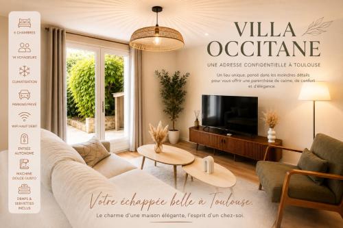 Villa Occitane - Elegant 6 Bedroom House with Garden