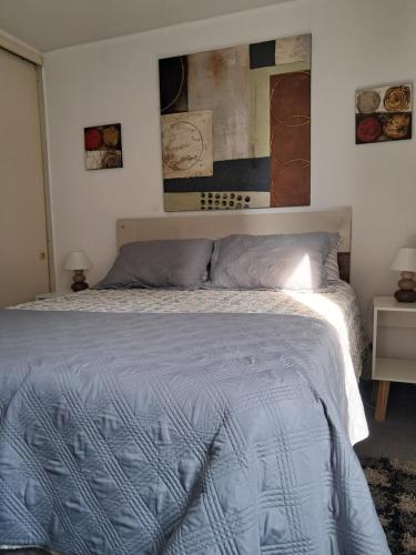 Apartamento equipado con cocina, wifi, baño l Movistar Arenas, Fantasilandia, Santiago centro