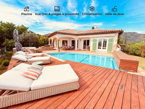 Villa vue mer, 14 pers. - FR-1-900-7
