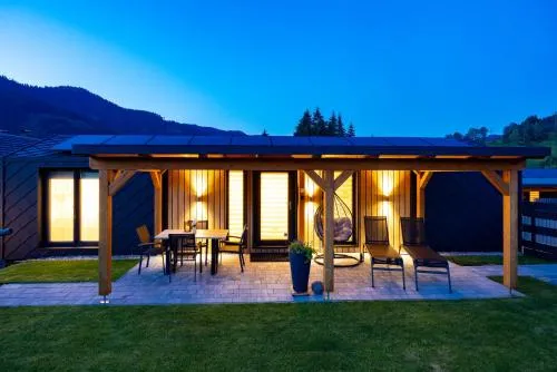 Chalet Stuhleckblick Ferienhaus mit Sauna, Panorama und Terrasse in Spital am Semmering, Österreich