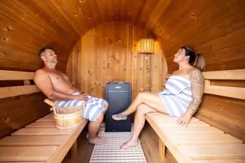 Szauna, Chalet Stuhleckblick Ferienhaus mit Sauna, Panorama und Terrasse in Spital Am Semmering