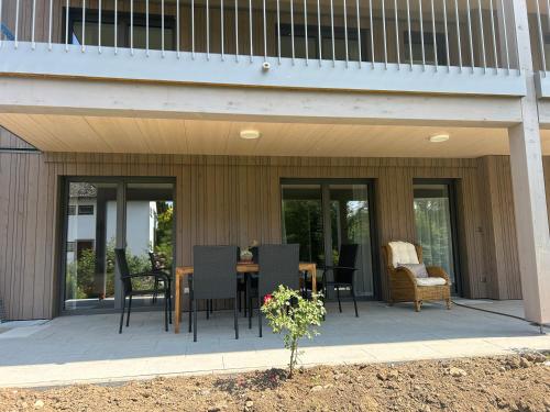 Балкон/тераса, Ferienhaus im Günztal (Ferienhaus im Gunztal) in Westerheim