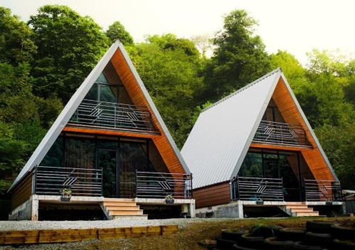 Εξωτερική όψη, Luxury A-Frame, River-View, Near Batumi, Surrounded by Beautiful Mountains and forests in Acharistskali