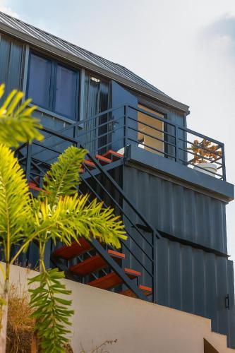 Exterior view, STORM - Organic Modern Retreat in Tobago in Bethel