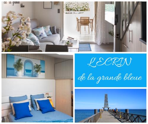 NOUVEL HEBERGEMENT - Maison 2 chambres I ACCES DIRECT PLAGE I Terrasse Privée & Parking I 6 max I L'ECRIN DE LA GRANDE BLEUE - Classé 3 ÉTOILES