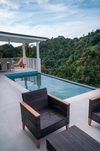 Villa Verte w pool in เบลวู