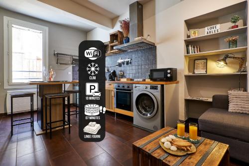 Très beau Duplex "Succès"- Coeur d'Arles- Clim-Linge fourni