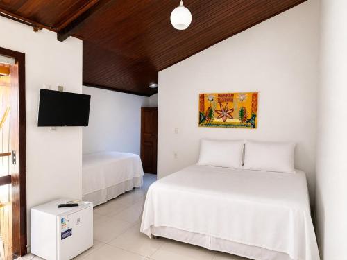 1 double bed, 2 twin beds