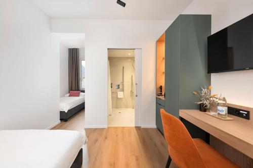 Chambre avec 2 lits, accessible