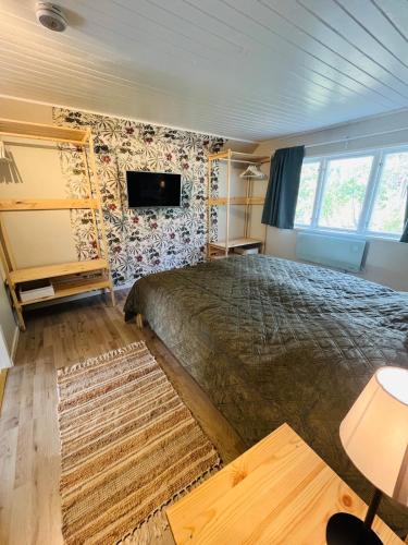 Cozy stuga in Swedish Lapland in Kangos