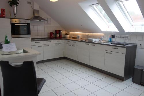 廚房, Ferienwohnung Solling Niedersachsen in 烏斯拉爾