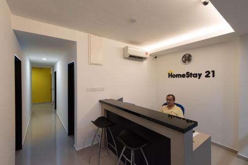 Lobby, HomeStay 21 Hotel in Johor Bahru