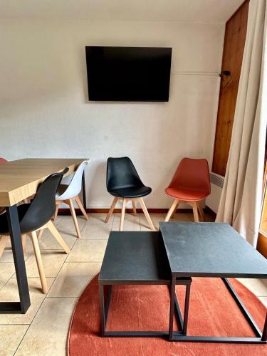 Lounge/area TV in comune, Charmant duplex au pied des pistes linge inclus in Les Fys