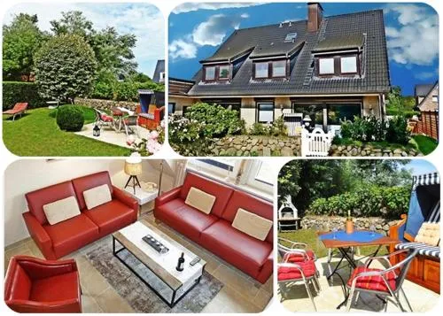 4-Zimmer-Ferienwohnung DEICHWIESE -Terrasse-Garten - 2 bis 5 Personen - 3 Schlafzimmer -Sylt-Westerland in Westerland, Deutschland