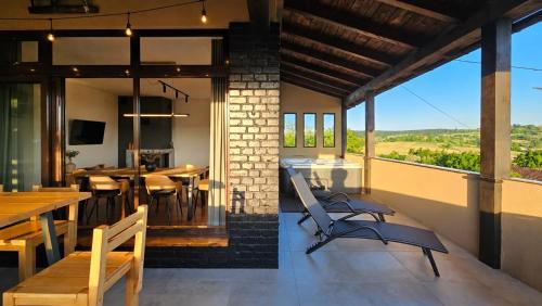 Hot tub, Luxury Wellness Home with Indoor Pool by Destination GREEN Croatia in Leticani