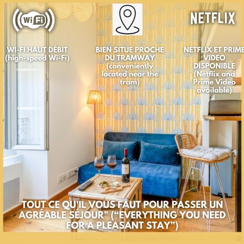 RIVIERA DOLCE VITA - Cozy studio in Nice, 7 min by tram, renovated