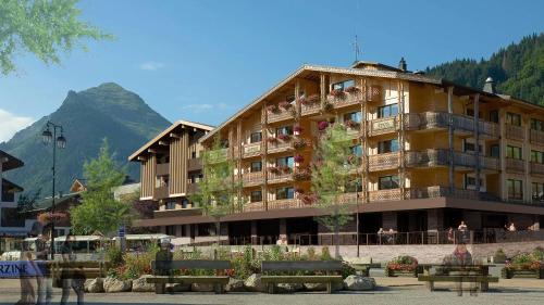 酒店外观, Hotel Garance Morzine in 莫尔济讷