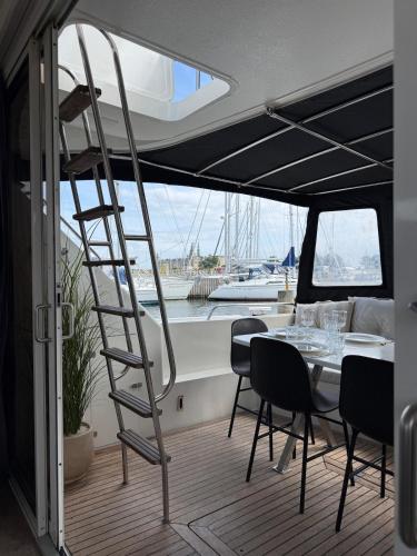 Stay on Large Motorboat with view to Kronborg in Helsingor